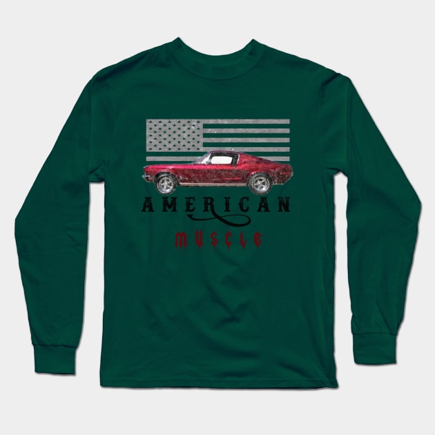 american muscle car Long Sleeve T-Shirt by the cronic 